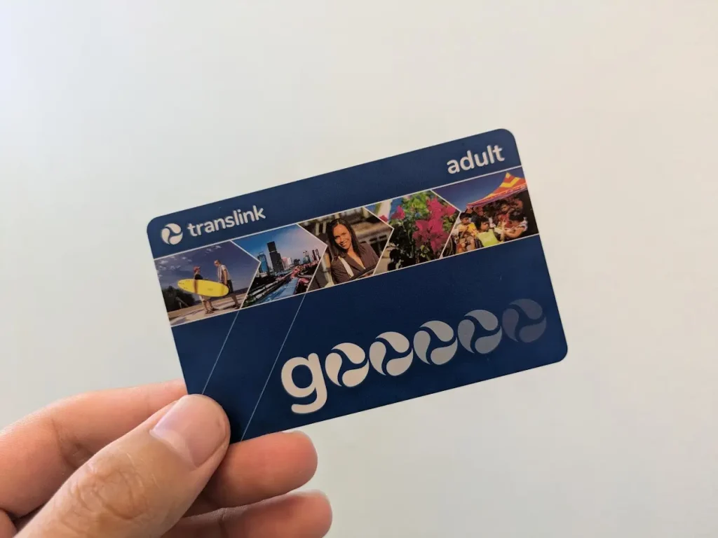 ゴールドコーストの交通カード go card